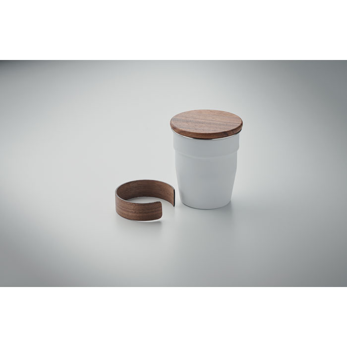 WALNUT Vaso de pared simple 350 ml - Tazas y vasos personalizados - Regalo Promocional Personalizado - imagen 18