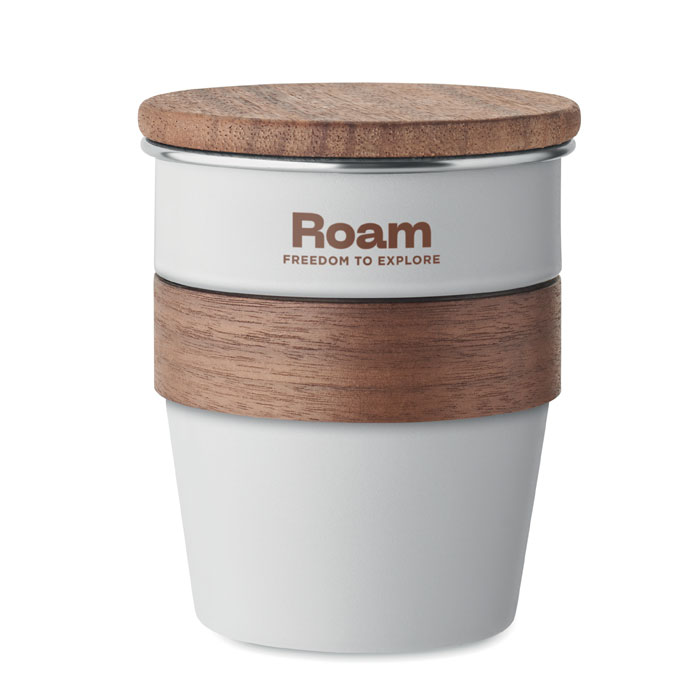 WALNUT Vaso de pared simple 350 ml - Tazas y vasos personalizados - Regalo Promocional Personalizado - imagen 11