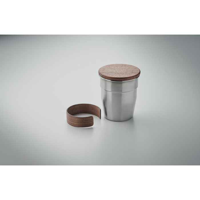 WALNUT Vaso de pared simple 350 ml - Tazas y vasos personalizados - Regalo Promocional Personalizado - imagen 25