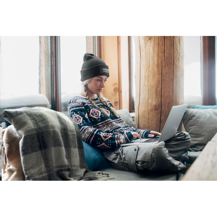 CAPNIT Gorro unisex RPET poliéster - Invierno y lluvia - Regalo Promocional Personalizado - imagen 6