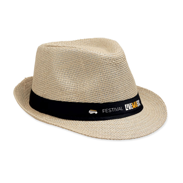 BOOWIE Sombrero de paja de papel - Sombreros personalizados - Regalo Promocional Personalizado - imagen 12