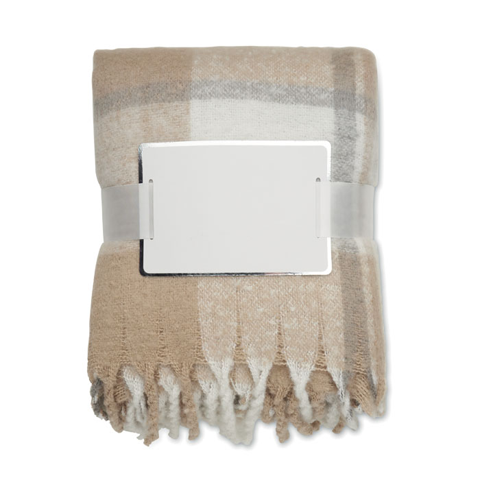 QUET Manta de mohair a cuadros - Mantas personalizadas - Regalo Promocional Personalizado - vista alternativa