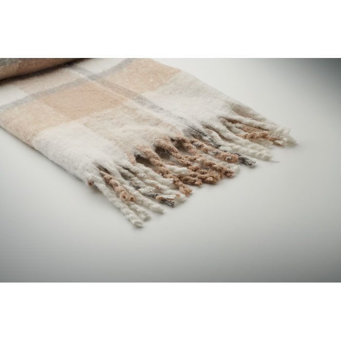 QUET Manta de mohair a cuadros - Mantas personalizadas - Regalo Promocional Personalizado - imagen 6