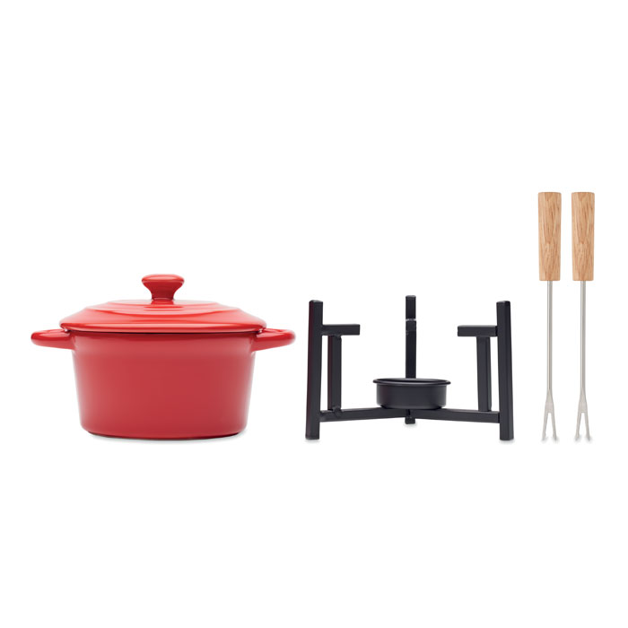 BIG KASE Set fondue de cerámica 300 ml - Otros accesorios cocina - Regalo Promocional Personalizado - vista alternativa