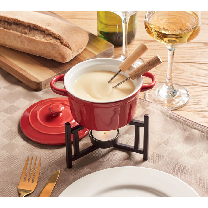 BIG KASE Set fondue de cerámica 300 ml - Otros accesorios cocina - Regalo Promocional Personalizado - imagen 6