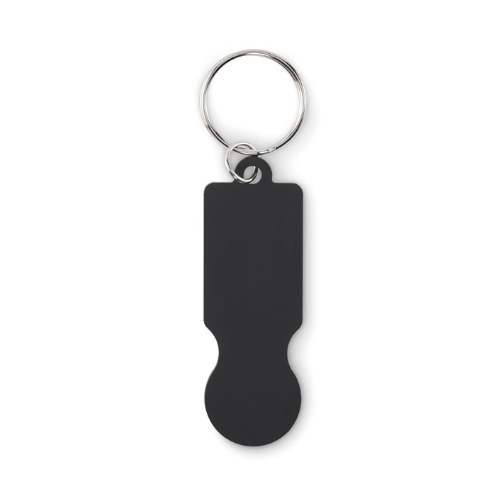 TOKLEY Llavero con ficha de carrito - Llaveros, pins y chapas - Regalo Promocional Personalizado - vista alternativa