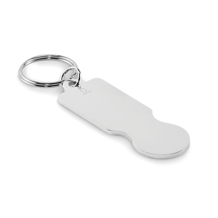 TOKLEY Llavero con ficha de carrito - Llaveros, pins y chapas - Regalo Promocional Personalizado - imagen 6
