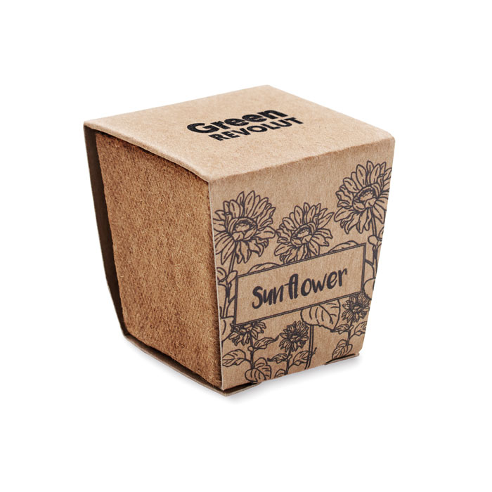 SUNFLOWER KIT Kit de cultivo de girasoles - Jardín - Regalo Promocional Personalizado - imagen 5