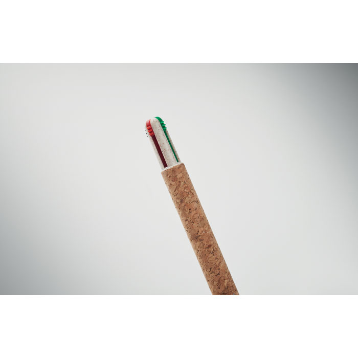 ARBOCHO Bolígrafo corcho de 4 tintas - Escritura - Regalo Promocional Personalizado - vista alternativa