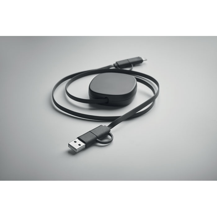 LINEA Set de cables retráctil - Tecnología - Regalo Promocional Personalizado - imagen 3