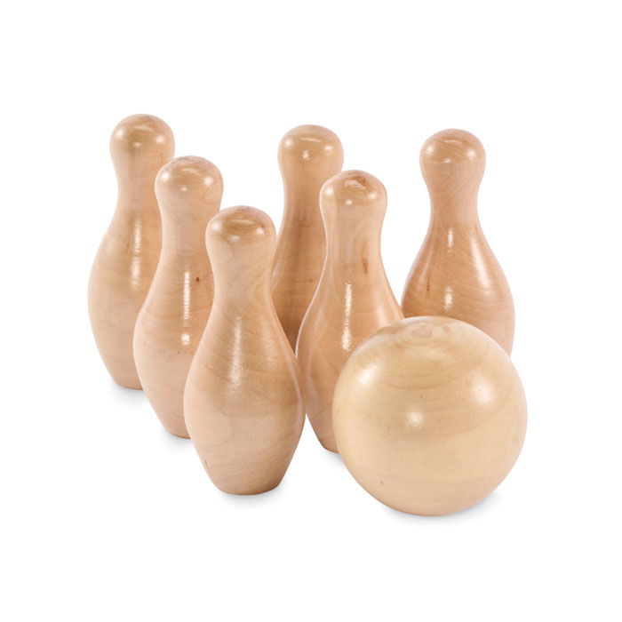 BOLITO Mini juego de bolos de madera - Niños y Juegos - Regalo Promocional Personalizado - imagen 7