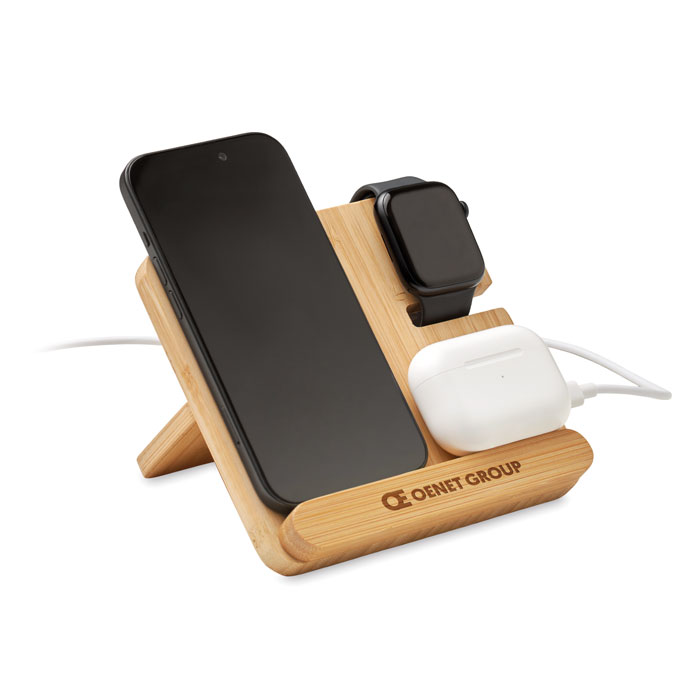 BOOGAR Cargador inalámbrico 3 en 1 - Tecnología - Regalo Promocional Personalizado - imagen 5