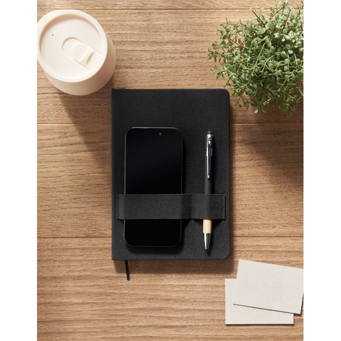 NOTA Cuaderno RPET A5 con bolígrafo - Oficina - Regalo Promocional Personalizado - imagen 6