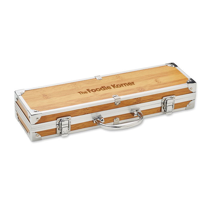 TOOLDERA Set para barbacoa en maletín - Verano - Regalo Promocional Personalizado - imagen 5