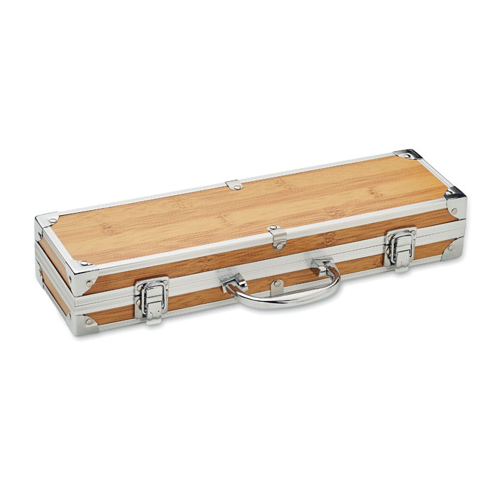 TOOLDERA Set para barbacoa en maletín - Verano - Regalo Promocional Personalizado - imagen 3