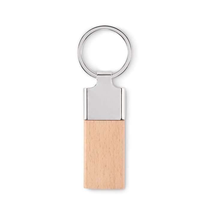 LLAVING Llavero con madera de caucho - Llaveros, pins y chapas - Regalo Promocional Personalizado - imagen 3