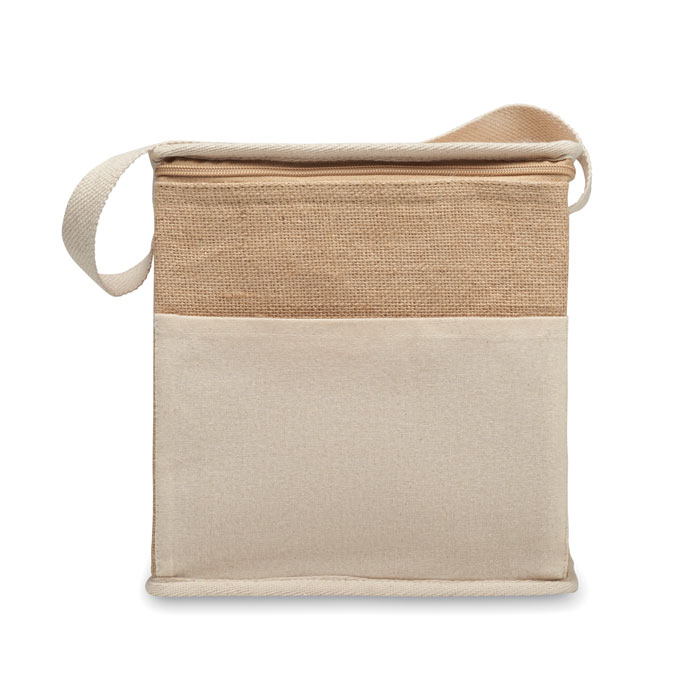 LONA Bolsa nevera de yute y lona 3L - Verano - Regalo Promocional Personalizado - vista alternativa