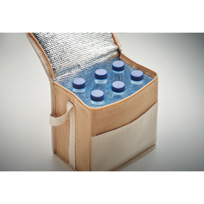 LONA Bolsa nevera de yute y lona 3L - Verano - Regalo Promocional Personalizado - imagen 8