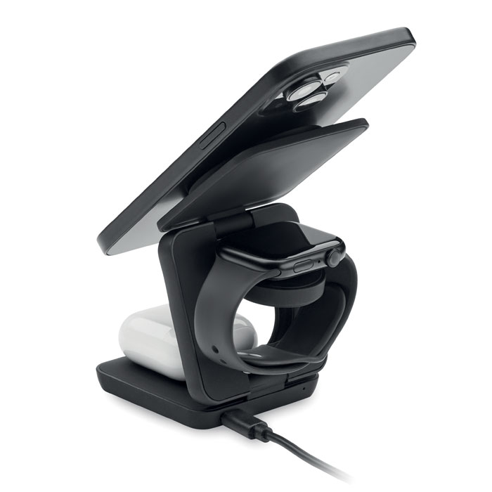 NETICA Base de carga plegable 3en1 - Tecnología - Regalo Promocional Personalizado - imagen 4
