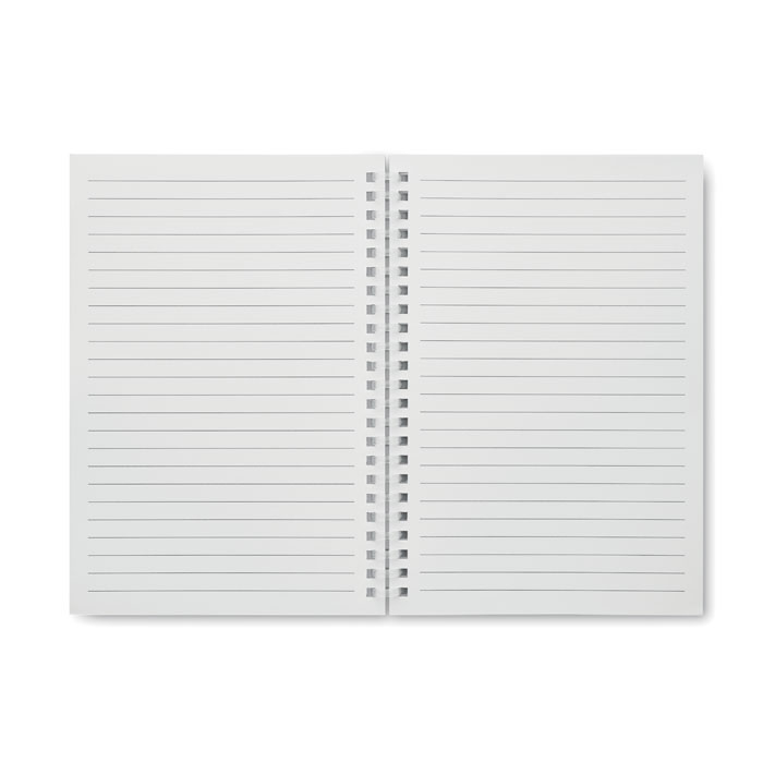 Libreta A5 de anillas con tapa de cartón reciclado - Oficina - Regalo Promocional Personalizado - imagen 6