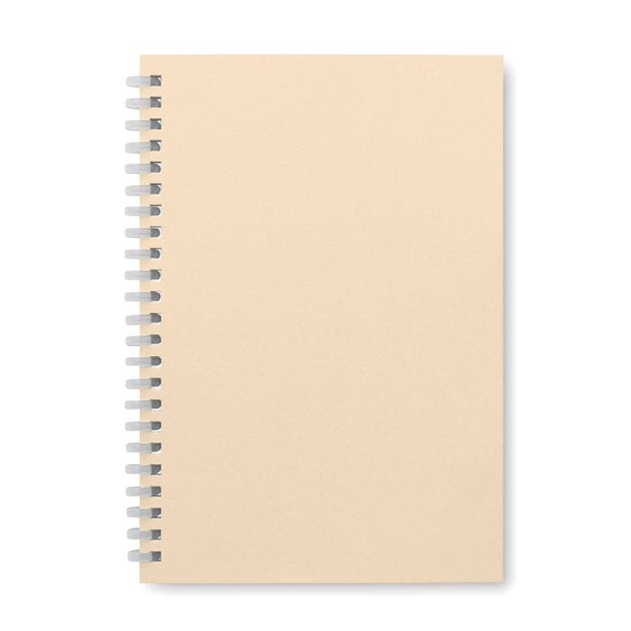 Libreta A5 de anillas con tapa de cartón reciclado - Oficina - Regalo Promocional Personalizado - imagen 7