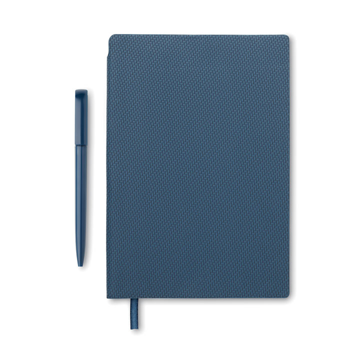 Libreta A5 Nota  tapas duras de PU y bolígrafo giratorio ABS - Oficina - Regalo Promocional Personalizado - imagen 7