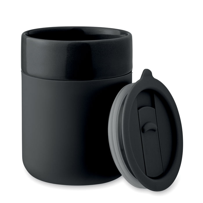 QERAM Vaso de cerámica 330 ml - Tazas y vasos personalizados - Regalo Promocional Personalizado - vista alternativa