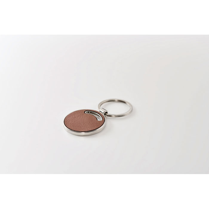 LIRCLE Llavero redondo de polipiel - Llaveros, pins y chapas - Regalo Promocional Personalizado - imagen 4