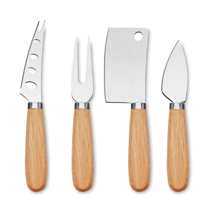 CAMEMBERT Set de 4 cuchillos para queso - Hogar - Regalo Promocional Personalizado - imagen 5