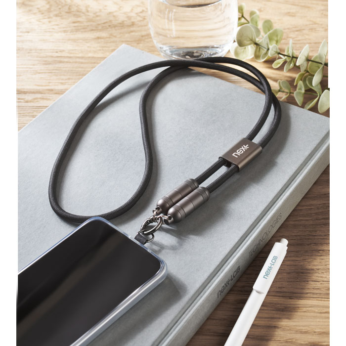 SHAKA Lanyard cargador de móvil - Tecnología - Regalo Promocional Personalizado - imagen 4