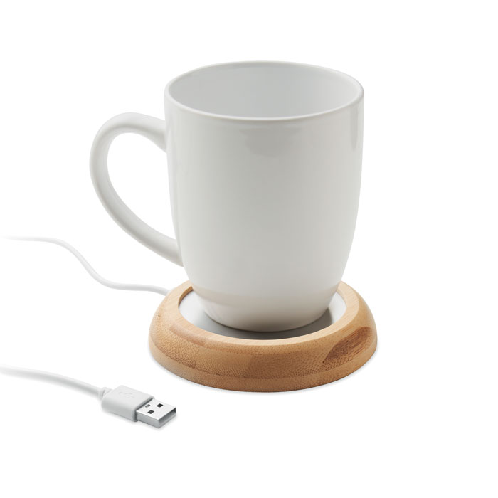 MUGLET Taza de bambú con USB - Tazas y vasos personalizados - Regalo Promocional Personalizado - vista alternativa