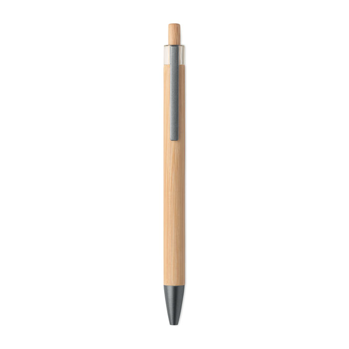 ITEA Bolígrafo bambú con pulsador - Escritura - Regalo Promocional Personalizado - imagen 2
