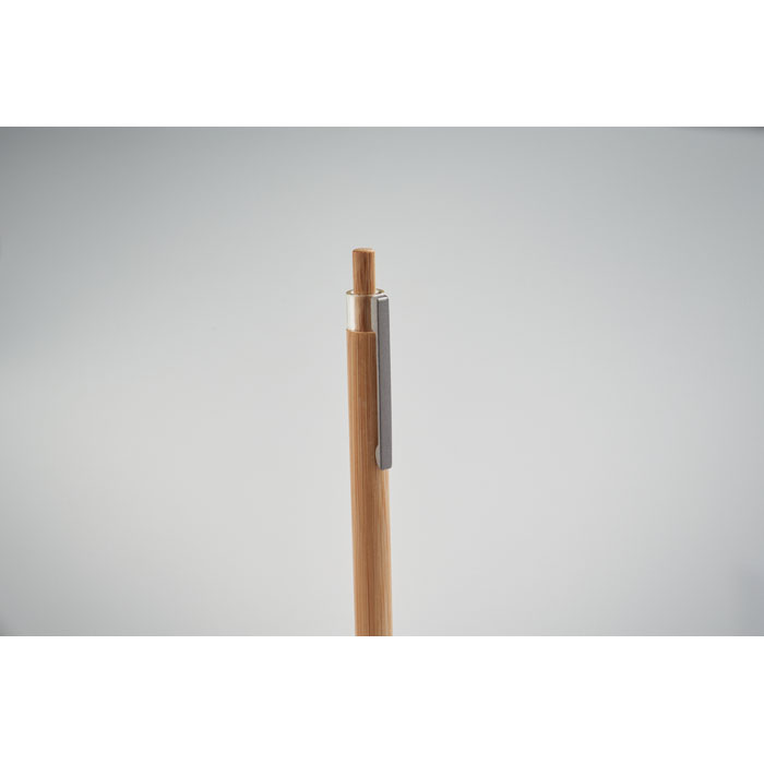 ITEA Bolígrafo bambú con pulsador - Escritura - Regalo Promocional Personalizado - imagen 3