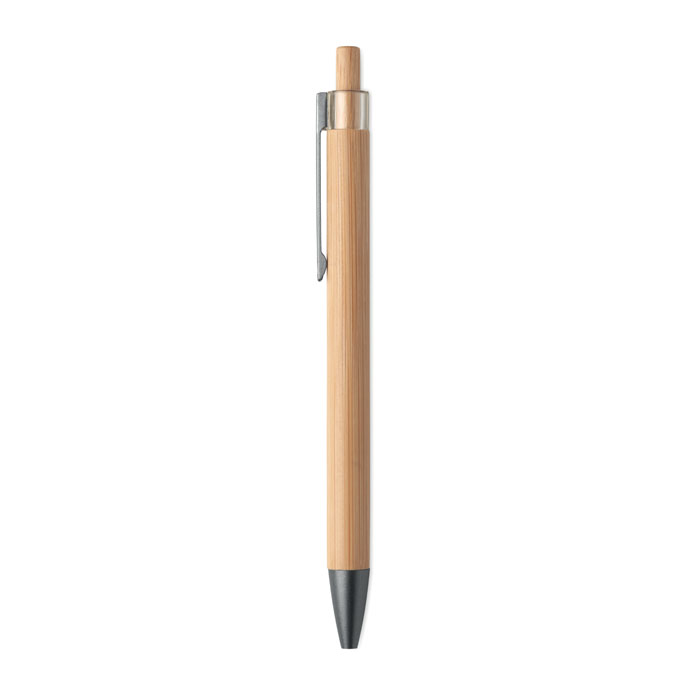 ITEA Bolígrafo bambú con pulsador - Escritura - Regalo Promocional Personalizado - imagen 4