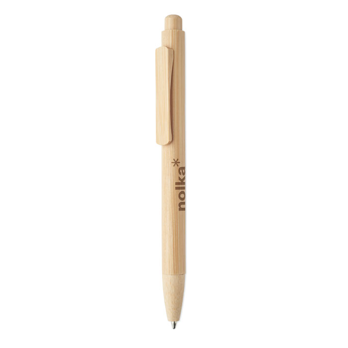 MAMBO Bolígrafo automático Bamboo - Escritura - Regalo Promocional Personalizado - vista alternativa