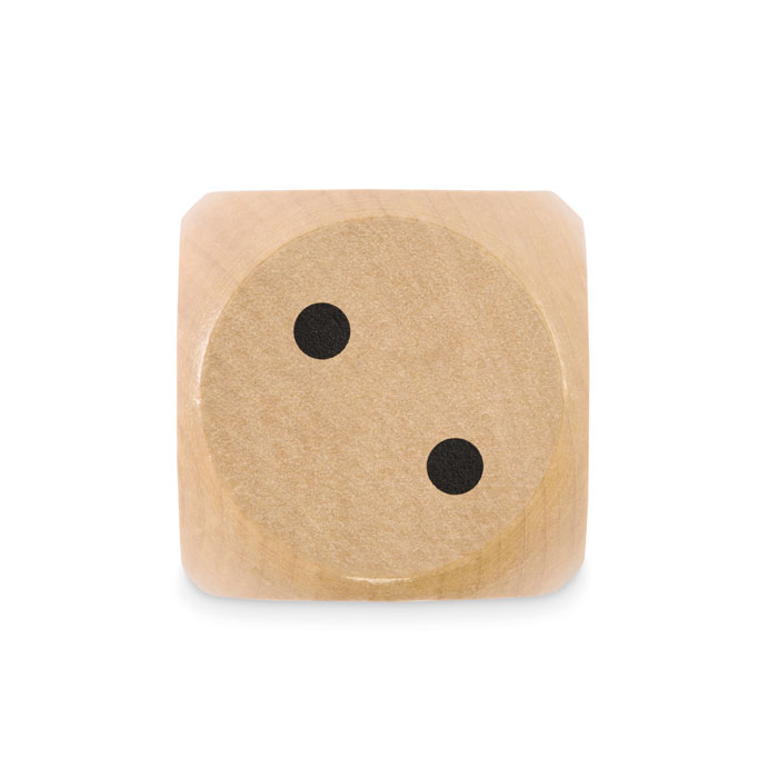 DADO Dados madera Schima 5cm diam. - Niños y Juegos - Regalo Promocional Personalizado - imagen 7