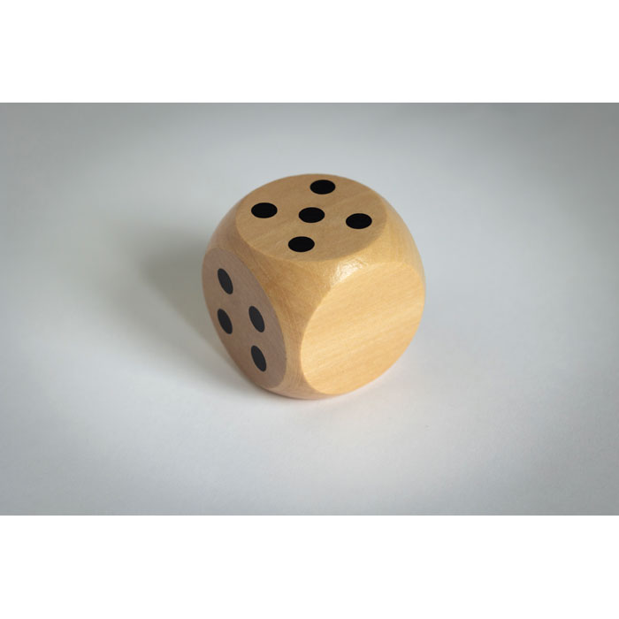 DADO Dados madera Schima 5cm diam. - Niños y Juegos - Regalo Promocional Personalizado - imagen 8