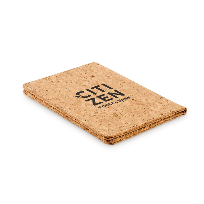 CORKPASS Porta pasaportes de corcho - Carteras y monederos personalizados - Regalo Promocional Personalizado - vista alternativa