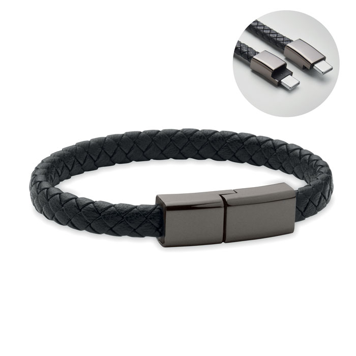 FAULETI CHARGE Pulsera cable trenzado tipo-C