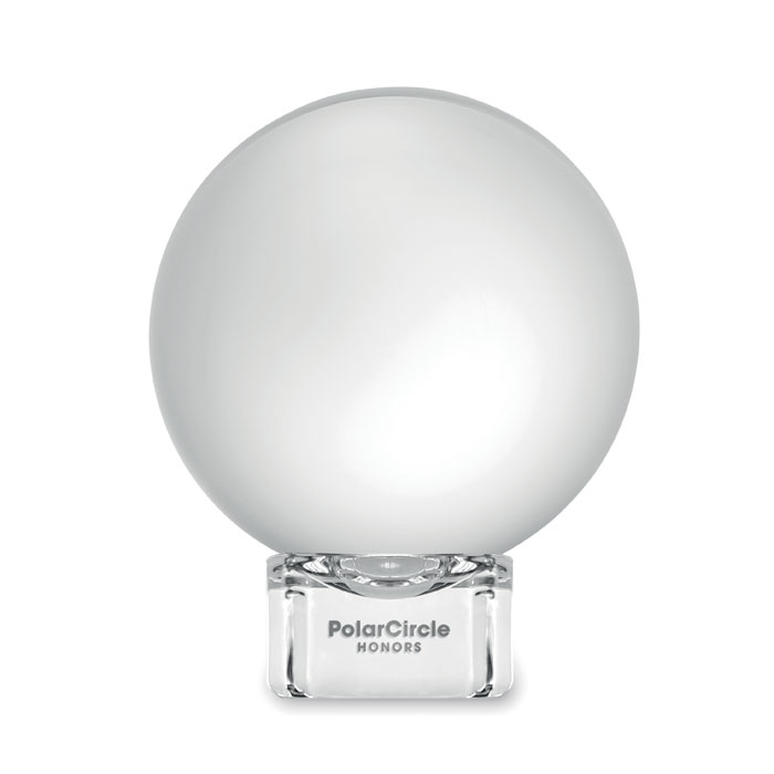 GLASSWARD Premio redondo de cristal - Trofeos - Regalo Promocional Personalizado - imagen 4