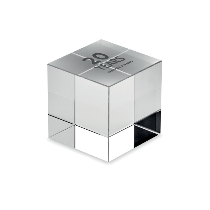 KUBEWARD Premio cubo de cristal - Trofeos - Regalo Promocional Personalizado - imagen 4