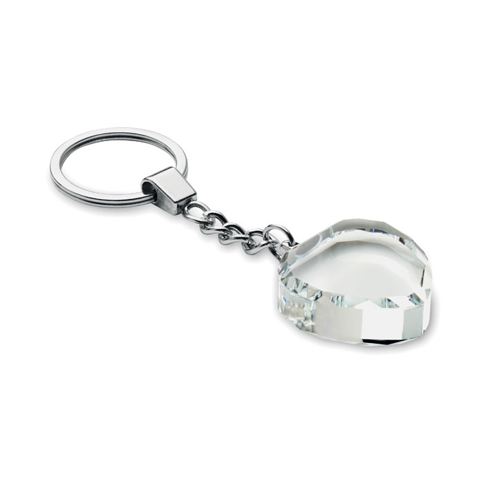 HEARTWARD Llavero corazón de cristal - Trofeos - Regalo Promocional Personalizado - vista alternativa