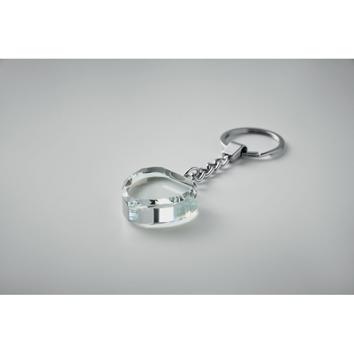 HEARTWARD Llavero corazón de cristal - Trofeos - Regalo Promocional Personalizado - imagen 5