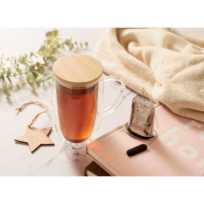 TEROL Taza de doble pared 450ml - Tazas y vasos personalizados - Regalo Promocional Personalizado - imagen 4