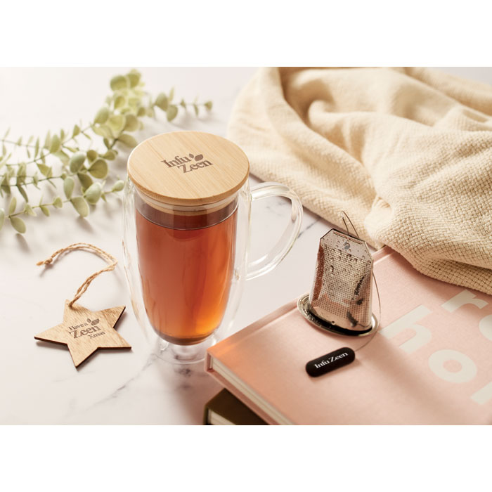 TEROL Taza de doble pared 450ml - Tazas y vasos personalizados - Regalo Promocional Personalizado - imagen 3
