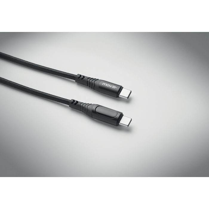 TYPSO Cable de carga de 100 W tipo C - Tecnología - Regalo Promocional Personalizado - vista alternativa