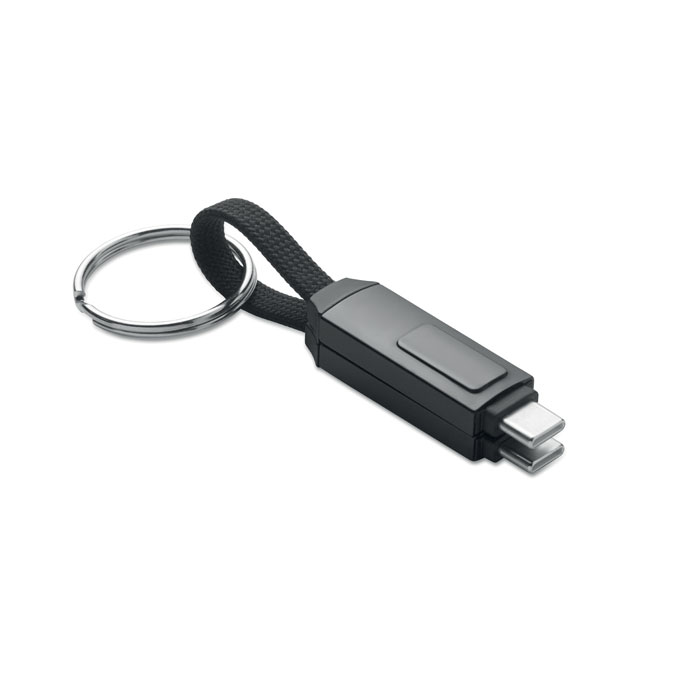 KEYSTO Llavero con cable de carga - Tecnología - Regalo Promocional Personalizado - imagen 3