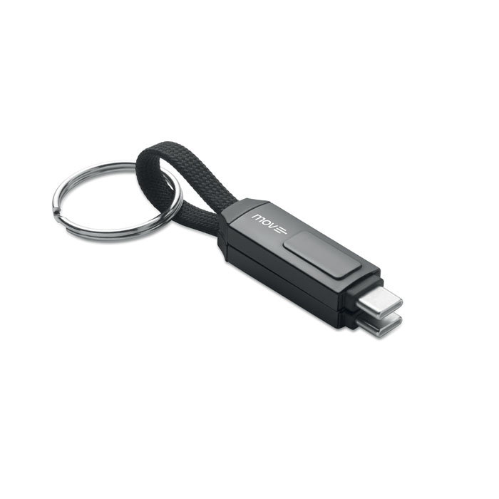 KEYSTO Llavero con cable de carga - Tecnología - Regalo Promocional Personalizado - imagen 4