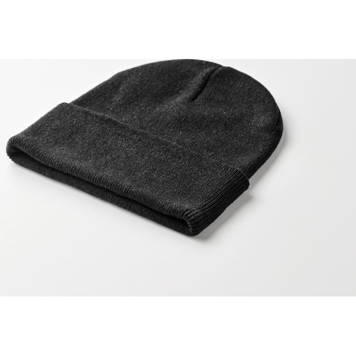 BEANIX Gorro de punto con puño - Invierno y lluvia - Regalo Promocional Personalizado - vista alternativa