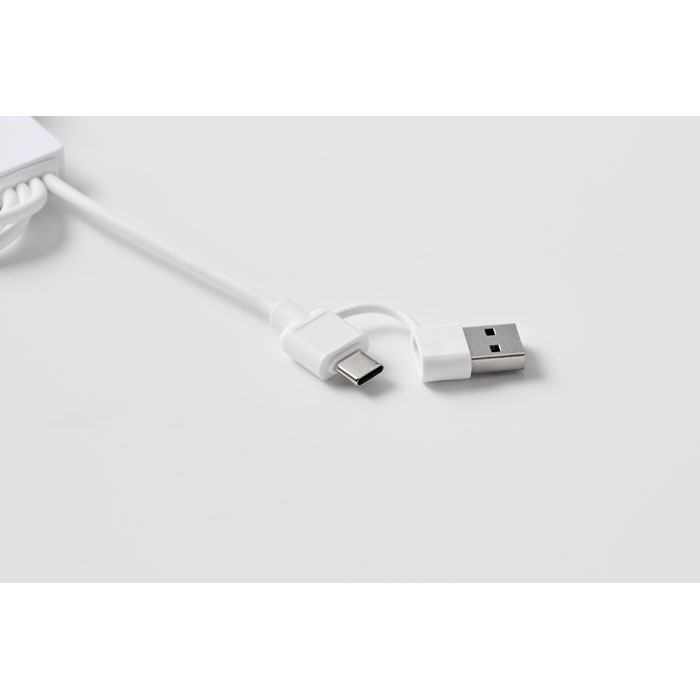 ICAB cable de carga 2 en 1 tipo C - Tecnología - Regalo Promocional Personalizado - imagen 3